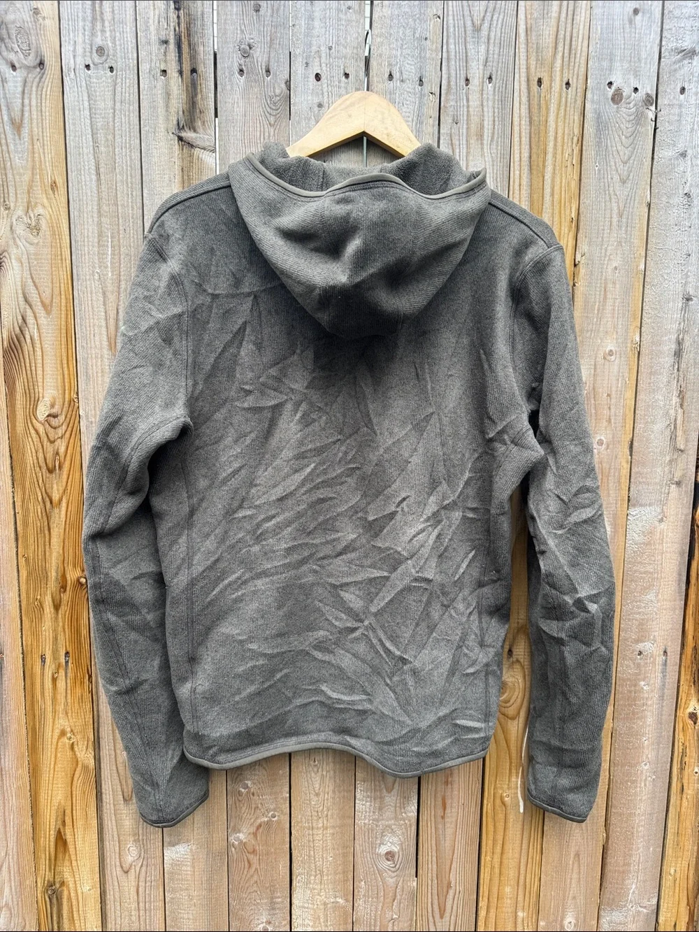 Arc'teryx Men's Hooded Fleece Jacket - Olive Green/Gray
